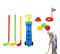 Vhjlfig Outdoor for Golf | Golf Kit for Boys | Indoor Exercise Game with Golf Balls Training and Club Equipment, Set of