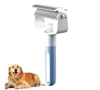 Vhjlfig Pet Shedding Brush | Anti-Static Double-Sided Comfort Grip | Double Sided Pet Grooming Brush | for Removal Bathing Cleaning Small Medium Large Long Short Hair