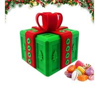 Vhjlfig Prank Christmas Box 3D Printed 8x6x10cm Hilarious Screw Challenge Christmas Decor Creative Hilarious For Adults Family Friend Cash Money Candy Card Jewelry Stocking Stuffer