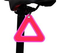 Vhjlfig Reflective Safety Pendants | High Visibility Triangular Bike Pendants, High Visibility Reflector, for Outdoor Jogging Night Climbing Hiking Camping