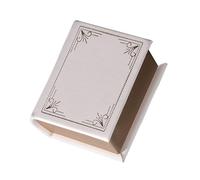 Vhjlfig Ring Box for Marriage Proposal - Jewellery Storage in the Shape of a Book, Magnetic Closure Jewellery Box | for Women on the Occasion of Proposal, Birthday, Travel,