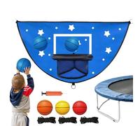 Vhjlfig Trampoline Basketball Board | Dunk Game Set | Basketball Set on Trampoline - for Garden, Yard, Party, Park, Playground, Home Exercise