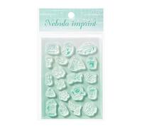 Vhjlfig Transparent Silicone Stamps,Cute Clear Silicone Stamps with Acrylic Handle | Reading Journal Supplies - Book Maker, Notebook, Diary, Album,