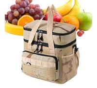 Vhjlfig Transport Cooler, 19 Litres Lunch Bag with Ice Pack | Beach Cooler | for Car, Camping, Work, Picnic, Golf, Outdoor, Beach, Road Trip, Truck, Swimming Pool