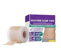 Vhjlfig Waterproof Silicone Scar Sheets 59Inch Ultra Soft Scar Removal Reusable Professional Silicone Scars Tape for Recovery Beauty Surgical Burns Household C Section Tummy Tuck