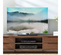 VHKJewE 19-65in,Landscape Painting Patterns Television/Computer Dust Cover Smooth Fabric Screen Cloth(A,58in(136x85cm))