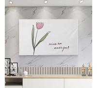 VHKJewE Modern TV Cover 32"-75" Dust-proof Crystal Velvet Fabric For Stand Mounted Televisions(B,60in(140x88cm))