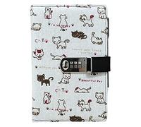 VHKJewE Password Book With Lock Diary Installed Notepad Books School A5 Planner Organizer Office(E)