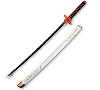 VHKJewE Sheathed Iai Sword Kendo Japanese Toyo Samurai Blade, Cos Anime Wooden Drawn, Unopened