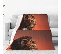 VhoMes Blanket Adorable Cockapoo Dog Soft Throw Blanket All Season Warm Blankets Lightweight Fuzzy Flannel Throws for Bed Sofa Couch 150X125 CM