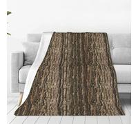 VhoMes Blanket Tree Bark Soft Throw Blanket All Season Warm Blankets Lightweight Fuzzy Flannel Throws for Bed Sofa Couch 150X125 CM