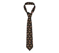VhoMes Men's Tie Cocker Spaniel Dog Hunting Dog Printed Novelty Formal Wedding Party Neck Ties for Boys