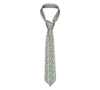 VhoMes Men's Tie Cute Capybara Animal Printed Novelty Formal Wedding Party Neck Ties for Boys