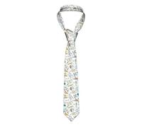VhoMes Men's Tie Science Lab Education Biology Chemistry Printed Novelty Formal Wedding Party Neck Ties for Boys