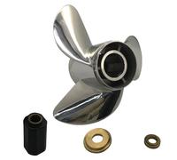 VHRMZJYCN 150-300HP Boat Propeller Compatible With YAMA Outboard Motor 13 3/4x17 Stainless Steel 15 Tooth Spline Engine Part 6G5-45978-03-98