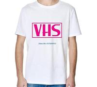 VHS Bloody Horror Big Box Collector's T Shirt for Men Graphic T Shirts T-Shirt Tees Tops Summer Harajuku Men Clothing Size 3XL White