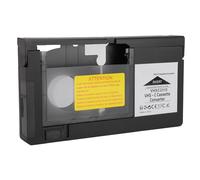 VHS C Cassette Adapter, Compatible with S-VHS-C S-VHS for Converting VHS-C or VHS Tapes, Video Cassette Player and VHS to Digital Converting