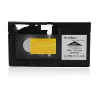 VHS-C Cassette Adapter for Converting VHS-C and VHS Tapes, Compatible with 1.2mm Standard Tapes
