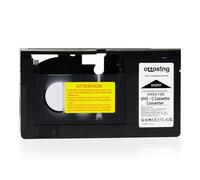 VHS-C Tape Adapter for Camcorder Motorized VHS-C to VHS Cassette Converter for VCR Players, Videotape Players, and VHS to Digital Conversion, （Not Compatible with Hi8, 8mm, Or Mini Dv Tapes）