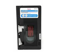 Hama VHS-C/VHS Cassette Adapter | VHS-C/VHS Video Converter | Motorized Adapter Cassette | 6mm | Black