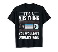 VHS Player Videotape Video Cassette Tape Recorder T-Shirt
