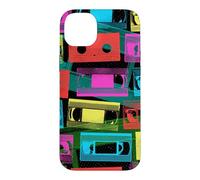 VHS Tapes Retro 80s 90s Video Cassette Rewind Graphic Case for iPhone 14 Plus