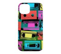 VHS Tapes Retro 80s 90s Video Cassette Rewind Graphic Case for iPhone 15 Plus