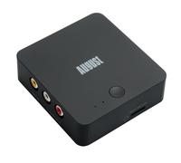 August VGB400 Video Capture Card Without PC - VHS to Digital Converter with HDMI Output, Transfer VCR, Camcorder, DVD via RCA/SCART, Record to USB or Micro SD (Up to 64GB), Easy One-Touch Controls