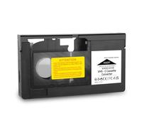 VHS to VHS C Cassette Adapter, Video Cassette Player VHS Adapter, VHS Cassette Adapter Compatible with 12mm SVHS SVHS-C VHS-C to VHS, Incompatible 8mm/MiniDV/Hi8
