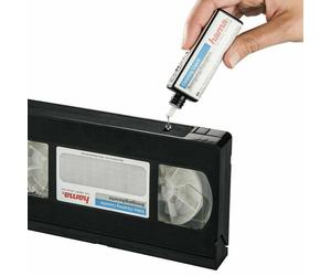 VHS Video Head Cleaner tape and cleaning fluid Wet type