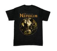 VHUGrtiok Fields of Nephilim T-Shirt Tea Man Woman Goth Black XL