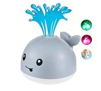 VI AI Upgrade Baby Toy, Baby Light Up Bath Tub Toys, LED Light Up Sprinkler Whale Water Sprinkler Pool Toys
