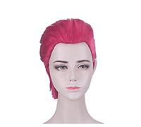 Vi The Piltover Enforcer Arcane Cosplay Wig Pink Short Heat Resistant Synthetic Hair Halloween Carnival Role Play + Wig Cap