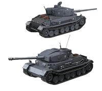 VI Tiger(P) Tank Building Blocks Set, WW2 Military German Tank Building Toy Set, Army Vehicles Collectible Model for Adults, Gift for Kids Aged 8+