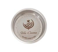 VIA CREMA 54mm Filter Basket Compatible with Breville Sage Espresso Machines Express, Bambino, Bambino Plus, Barista Pro - 26mm 2 Cups - Made in Italy by IMS