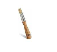 VIA CREMA Coffee Machine Cleaning Brush for Portafilter and Grinder with Nylon Bristles and Wood Handle