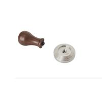 VIA CREMA Coffee Tamper 51 mm Portafilter Tamper Coffee Tamper Made in Italy by Motta (Tamper 51 mm, Brown) Coffee Machine Portafilter Accessories
