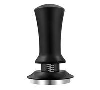 Via Crema Coffee Tamper Coffee Ground Press - Stylish Espresso Stamp as Barista Tamper, Contact Pressure Calibrated | 25lb Contact Pressure (58.4 mm)