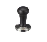 VIA CREMA Coffee Tamper. Portafilter Tamper. Coffee Tamper, Made in Italy. Coffee Machine, Portafilter Accessories (Black, 57 mm)
