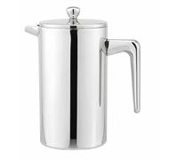 VIA CREMA French Press 800/1000 ml Glass/Stainless Steel (Stainless Steel, 1000 ml / 34 oz)