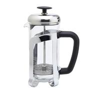 VIA CREMA French Press Coffee Maker, 1000ml/800ml or 34oz/27oz, Stainless Steel/Glass Carafe (Glass, 1000ML / 34OZ)