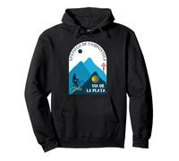 Via de la Plata Bicycle Woman Santiago de Compostela 2026 Pullover Hoodie