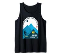 Via de la Plata Bicycle Woman Santiago de Compostela 2026 Tank Top