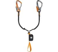 Via ferrata lanyard SKYLOTEC VAEL (BLACK/ORANGE)