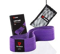 VIA FORTIS® fabric fitness loop bands - 100% tear-resistant - fitness band/exercise band as a set or individually - resistance bands/resistance bands - textile instead of rubber