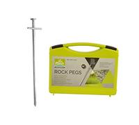 Via Mondo Tarzan Rock Pegs 23cm 20 Pack with Free Case