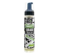 Via Natural style Braid Foamer, Alcohol-Free Styling Mousse, Curl Defining, 8 oz