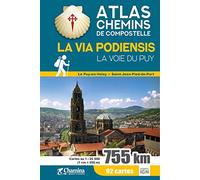 Via podiensis - la voie du Puy atlas chemin Compostelle