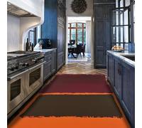 Via Vela Expressionist Rugs 120x180cm Machine Washable Color Block Carpet Low Pile Non Slip Abstract Throw Floor Mat Contemporary Indoor Rug for Studio Aesthetic Home Bedroom Thin Urban Rugs for Loft