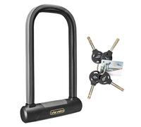 Via Velo Bike U Lock | Elite U Lock 20CrMnTi Steel Anti-Theft 17mm Shackle and Sold Secure Diamond Approval for Electric Bike and Electric Folding Lock and Electric Scooter